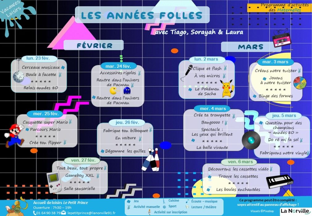 Programme des activités novembre-décembre Smartiz
