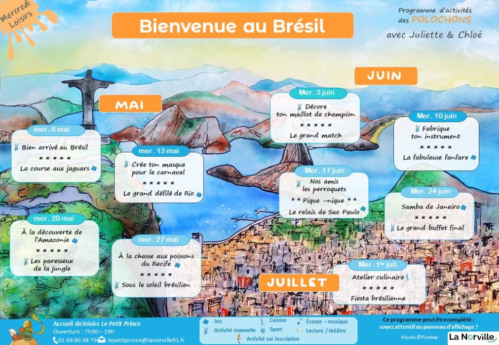 Programme des activités mai - juin POLOCHONS