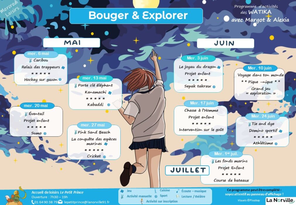 Programme des activités mai - juin WATIKA