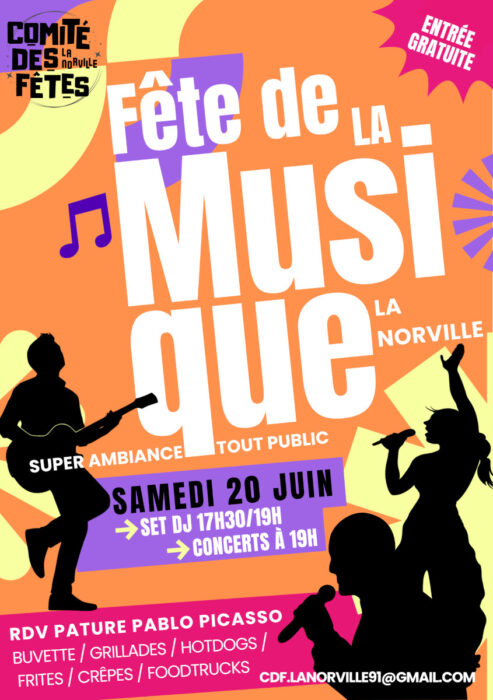 Affiche fête de la musique